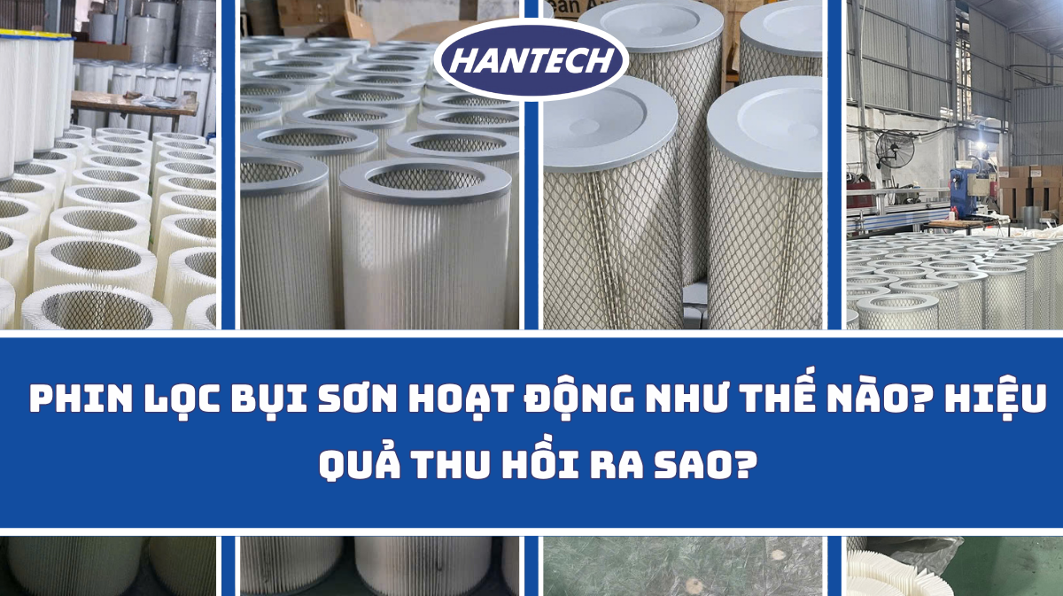 Phin lọc bụi sơn hoạt động như thế nào? Hiệu quả thu hồi ra sao?